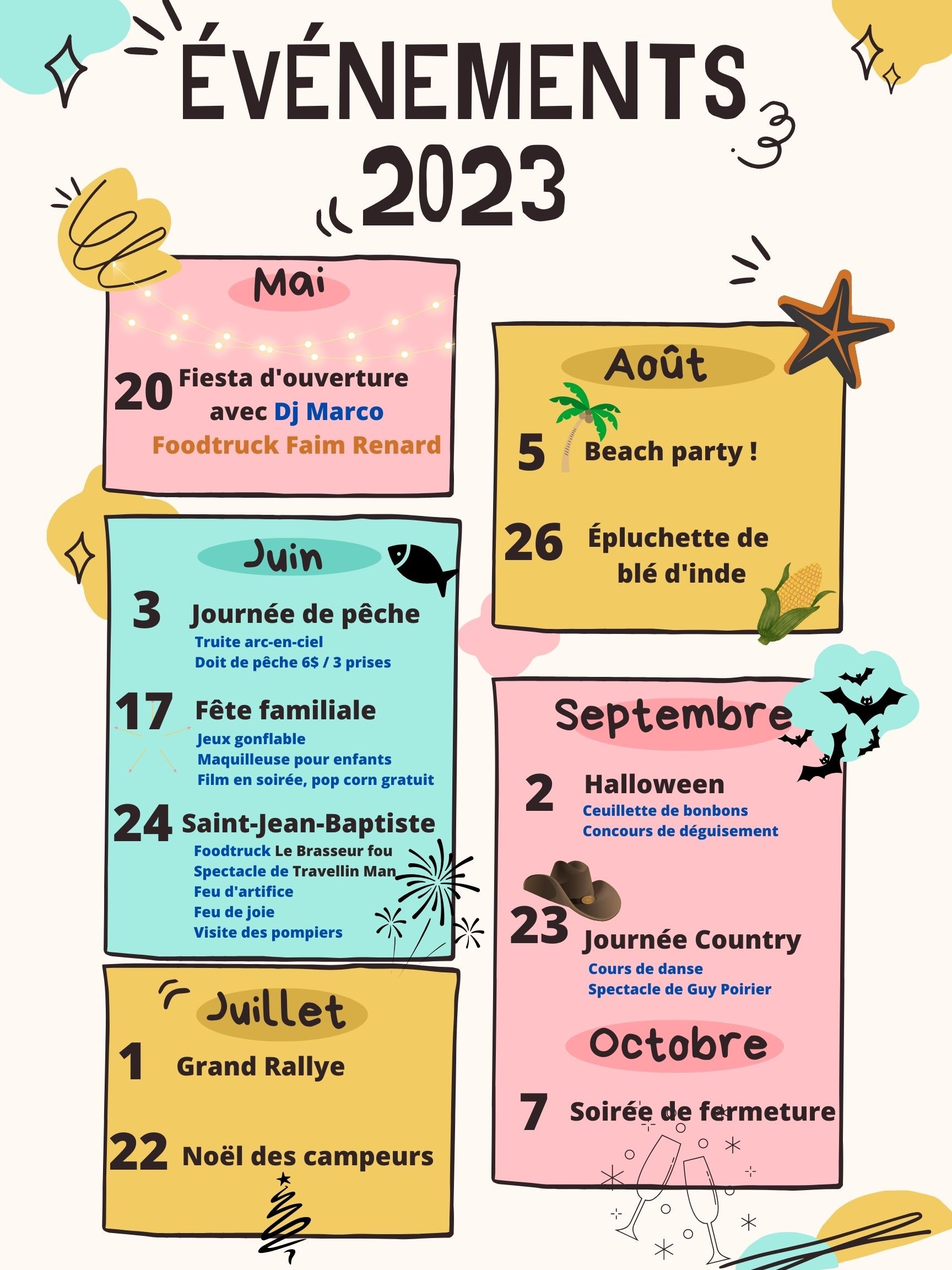 Événements 2023
